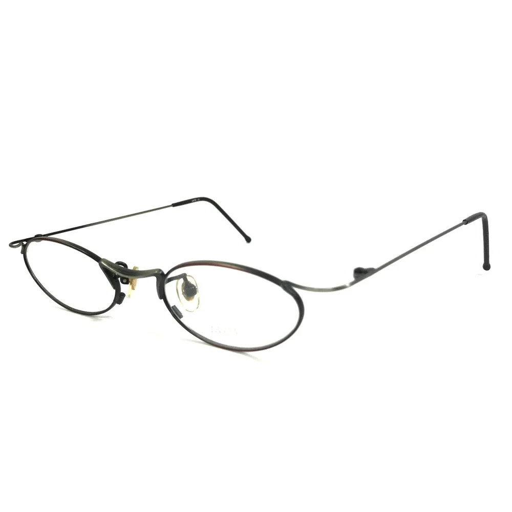 Vintage Arte Eyeglasses Frames MOD 5114 COL 13 Black Red Gray Oval 45-18-128